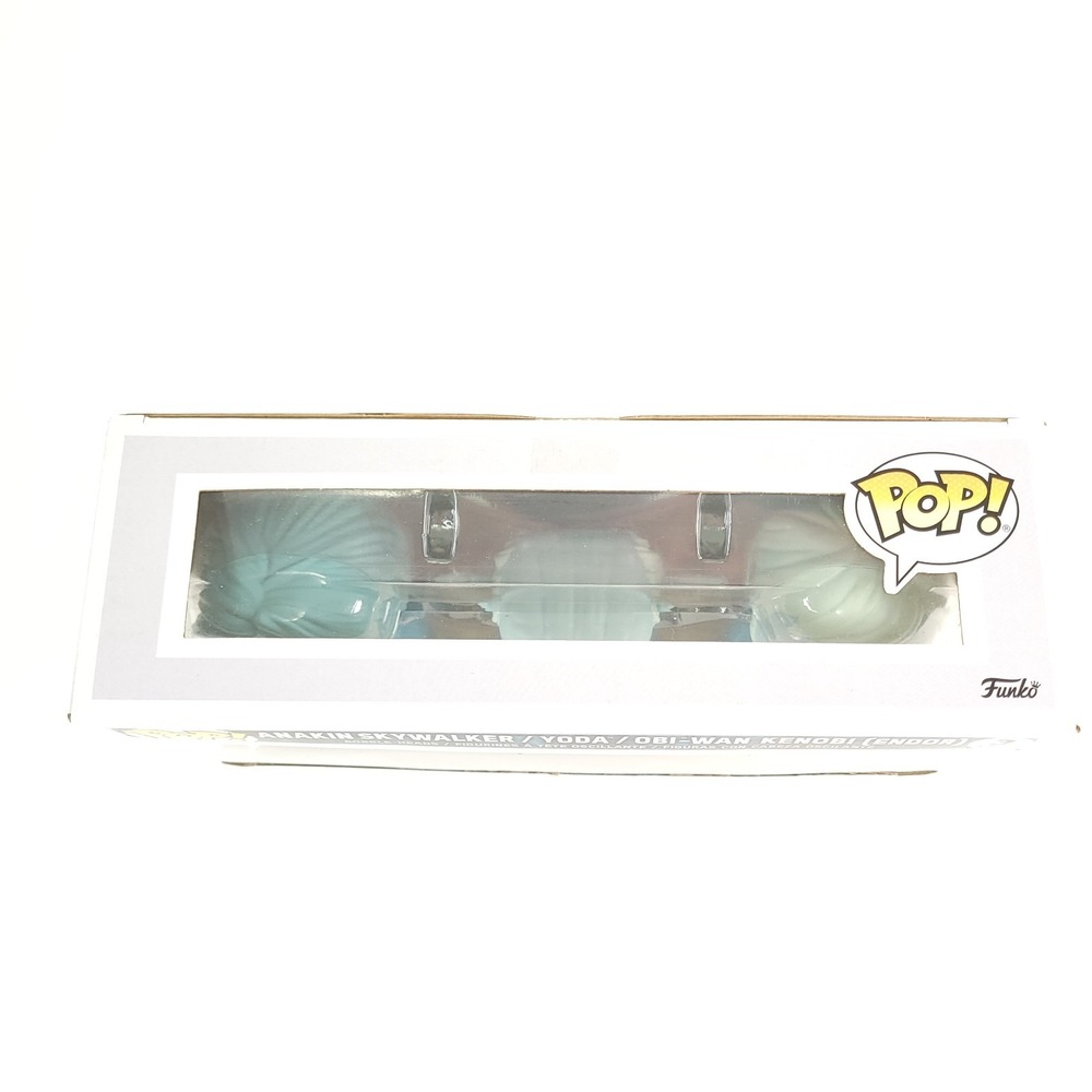 Funko Pop! Star Wars Force Ghost 3-Pack Anakin Yoda Obi-Wan - Picture 5 of 9